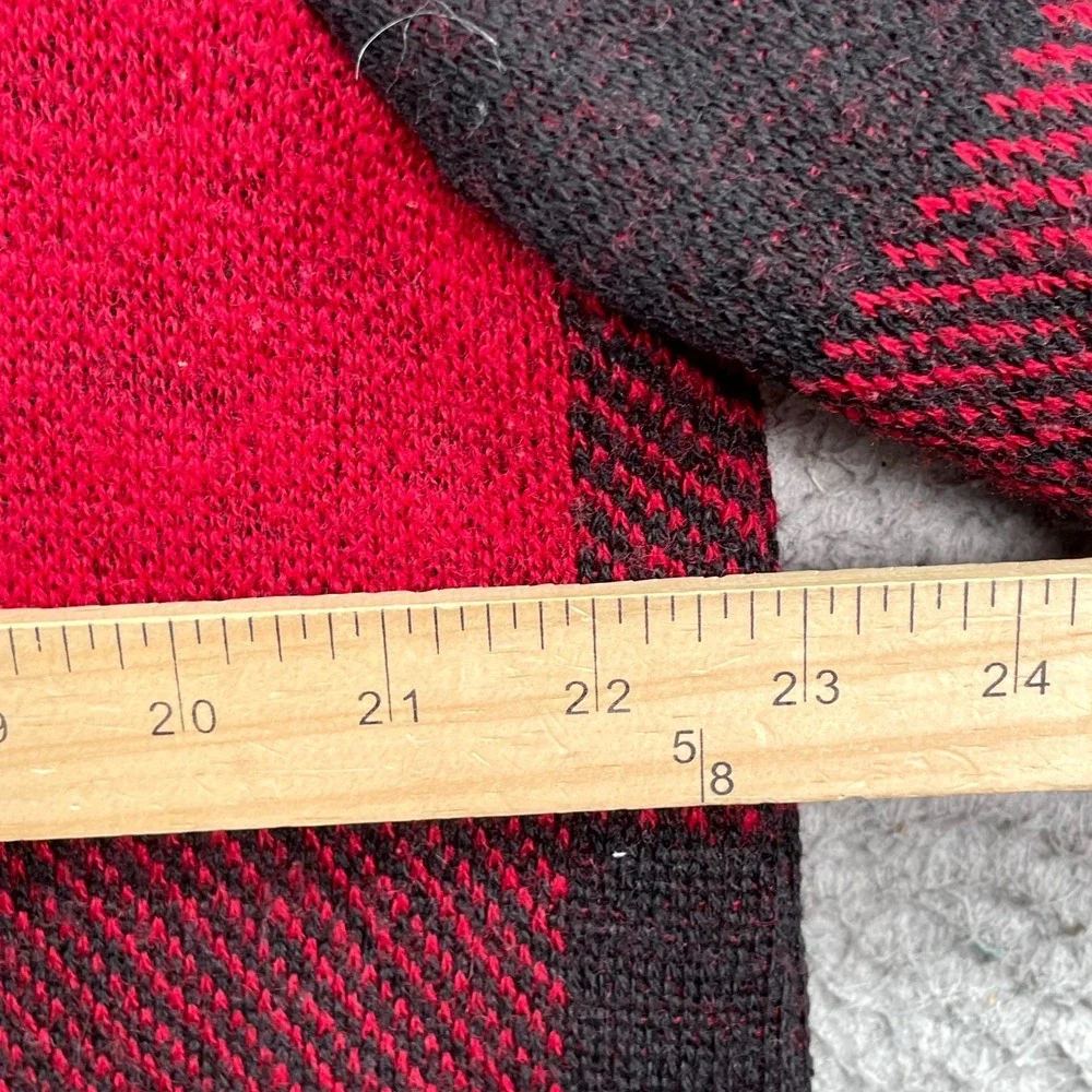 Tally-Ho Jacket Women XL Red Black Buffalo Plaid Wool Cabincore Gorpcore Outdoor